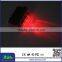 2015 hot sell novelty design 3 led red light and 3 led blue light safety laser tail led bicycle light