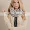 KNIT WARM SUBTLE TWO TONE INFINITY SCARF