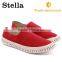new model casual rubber sole woven cotton welt men loafer canvas shoes