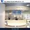 Customized white modern hospital reception desk for sale