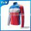 oem custom dye sublimation long sleeve cycling jersey