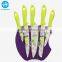 Trendy design 5 pcs stainless steel knife set                        
                                                Quality Choice