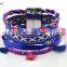 New brazil hand-made bracelet fashion purple color magnetic tassel bracelet                        
                                                Quality Choice