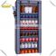 Metal frame non-woven shoe cabinet with cover