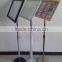 Adjustable A3 Aluminum Telescopic Metal Hotel Lobby Sign Holder