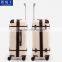 ABS PC Vintage Luggage Airport Luggage Trolley Vintage Suitcase