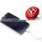 New design car mark power bank 5600mah with high quality