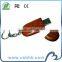 Promotional Wooden Usb Flash Drive With Key Chain Wholesale