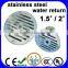 Swimming pool outlet and inlet, stainless steel water return fitting