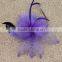 Elegant Beautiful Lace Feather Headpiece Carnival Bead Fascinator