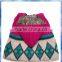 girls flower embroidery hooded sweater/children poncho/custom knitted sweaters