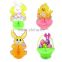 Chick & Easter Egg Tissue Paper Honeycomb Centerpiece Decoration