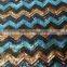 5mm sequin fabric chevron