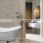 Classical Floor Mounted Bathtub Faucet Brass Mixer Tap