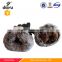 Winter Warm Soft Gloves With real animal Fur Cuff Trimming Leather Gloves
