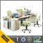 2016 High quality office furniture modern partition table with four people