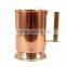 Moscow Mule Pure Copper Beer Mug Cup With Brass Bottom 18Oz - Beer Bar, Home, Hotel, Restaurant