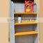 new design Modern Floor Standing Lubricating Oil Display Rack /engine oil display rack