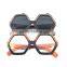 2015 promotion plastic quadrilateral sun glasses UV400 with diamond