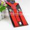 Factory wholesale cheap boys suspenders 2.5*85cm elastic 3 clips-on kids braces