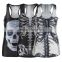 Quality X-ray-Skeleton Skull Clubwear Punk T-Shirt Print Tank Top
