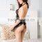LG3022 women lace dress underwear black G-string