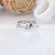 925 sterling silver classic prong setting with four finger zircon