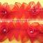 wholesale extensible tulle chiffon rose lace trim