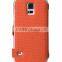 Cool Stylish Artificial Leather Case Cru Series Nubook Type for Samsung Galaxy S5