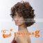 Hand tied Brown synthetic short Lace front wig, front lace wig