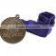 3D die casting custom sports medal with printing ribbon