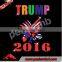 2016 I Love Donald Trump Rhinestone transfer Trump glitter Heat Transfer for Garments