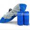 2015 wholesale blue surgical waterproof disposable pe shoe cover