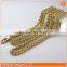 Dubai new gold chain design metal material for bag and purse
