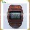 Wooden Grain Dial Men women Quartz Watch Wood Grain Print Big Black Dial Watch