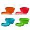 Eco-friendly Food Grade Silicone Collapsible Salad Bowl
