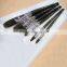 China art suppliers professional acrylic watercolor painting wood handle bristle hair artist paint brush set