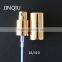 high quality UV coating PP aluminium Golden/silver color fine mist sprayer 118/410