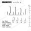 High carbon steel Tying wet fly tying fishing hooks