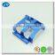 Custom sheet metal punching bending aluminum steel parts ewith blue color
