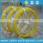 16mm 200m Yellow Color Fiberglass Duct Rods Like Snake Sharp