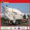 concrete mixer semi trailer double axles, engine and volume optional