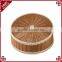 Handcraft decoration rattan bakery store or supermarket using bread display stand
