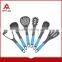 Promotion item 6pcs stainless steel stand nylon kitchen utensil