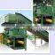 The bale can be binded into "---" and "#" shape baler machine with reasonable price