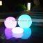 water floating outdoor multi LED lighted chrismas sphere lights with remote control