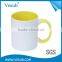 2017 New Style wholesale cheap 11OZ double color custom mug sublimation