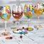 500ml Custom hand painted glass mug hand drawing crystal mug handpaited glass goblet