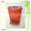 popular red colored door cabinet shaped wine box