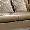 SF017 2+3 Champagne leather sofa furniture set with crystal button 2015 New arrival